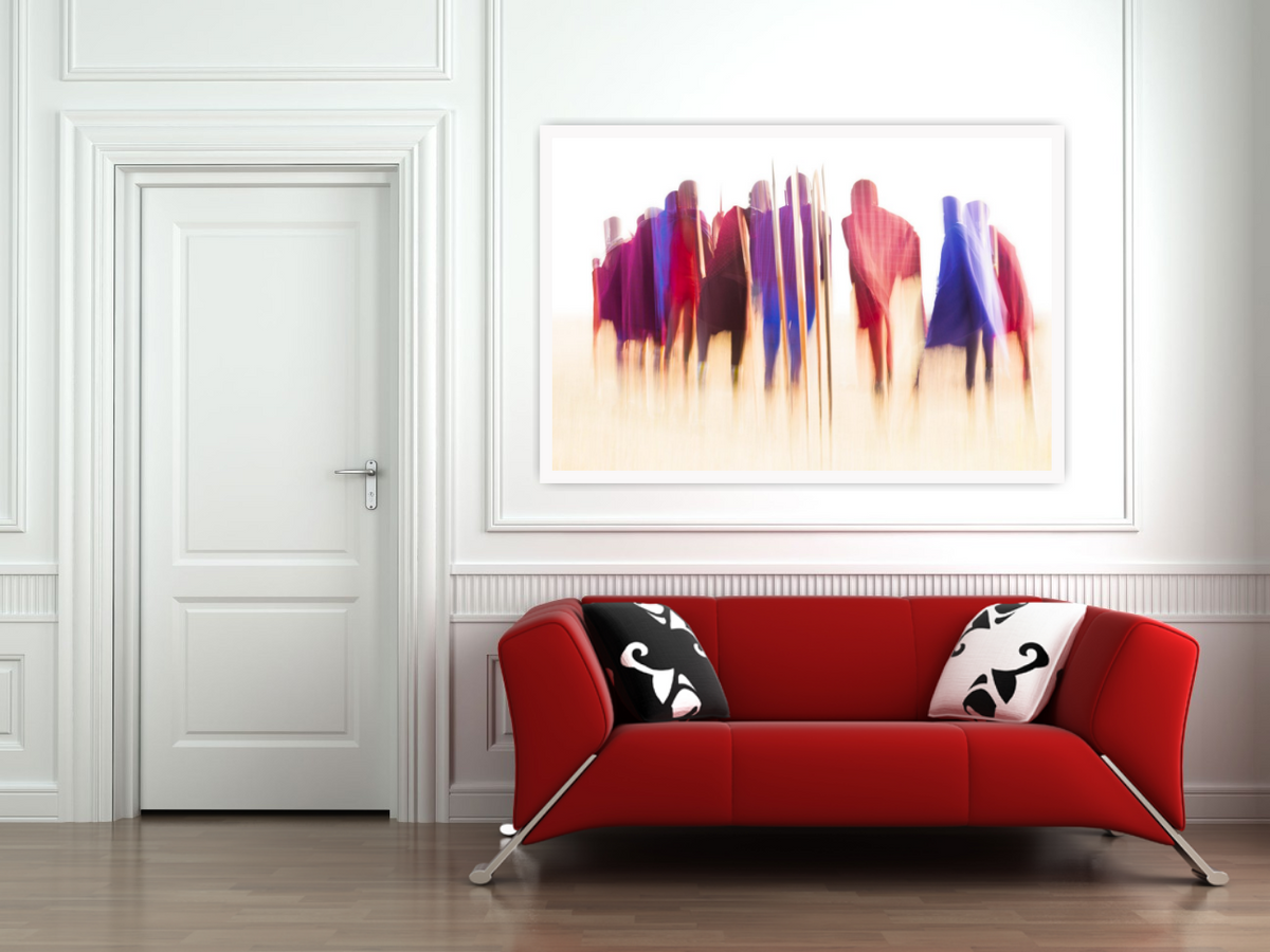 Maasai Portrait – large canvas by Andrew Scriven