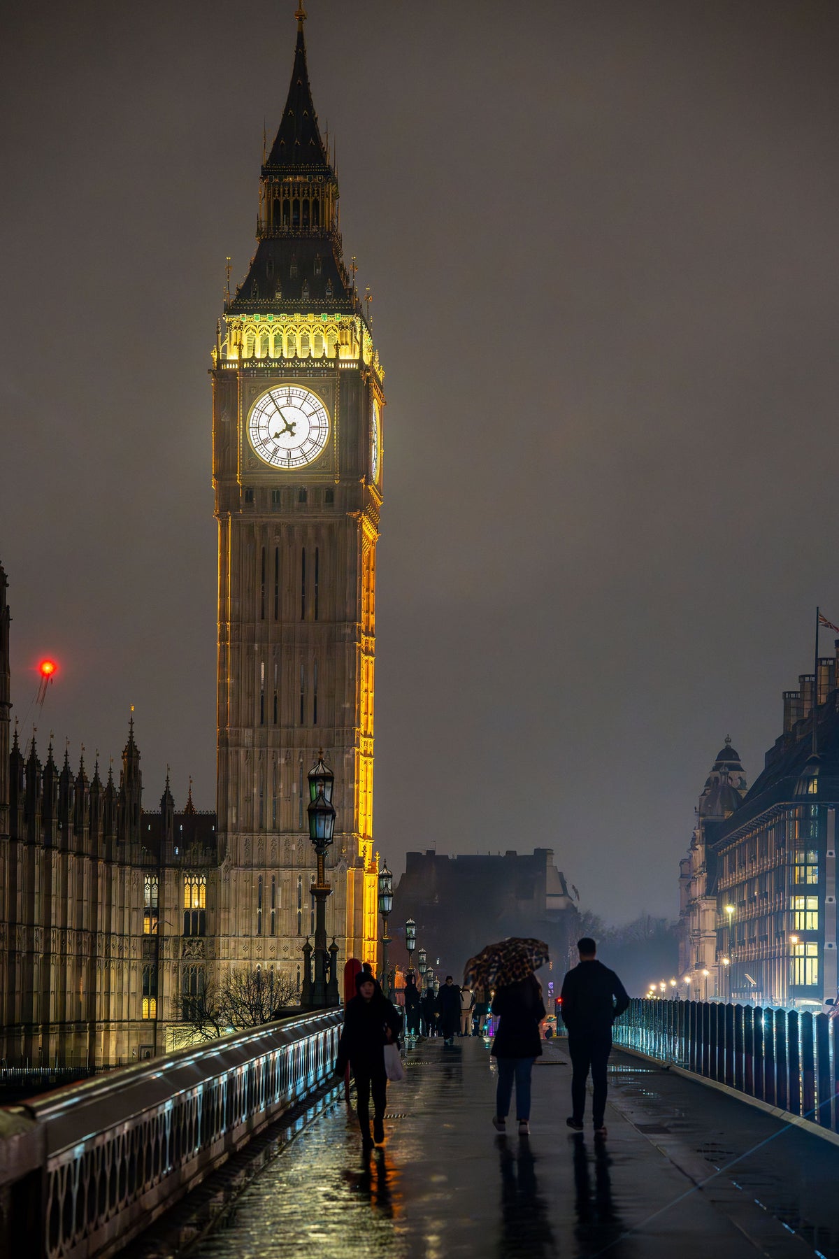 Rain on Westminster Bridge – signed fine art photograph by Andrew Scriven
