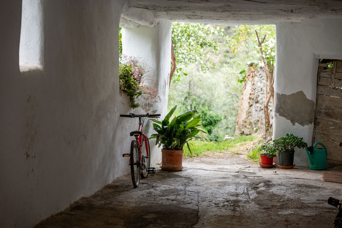The Red Bicycle – signed fine art photograph by Andrew Scriven