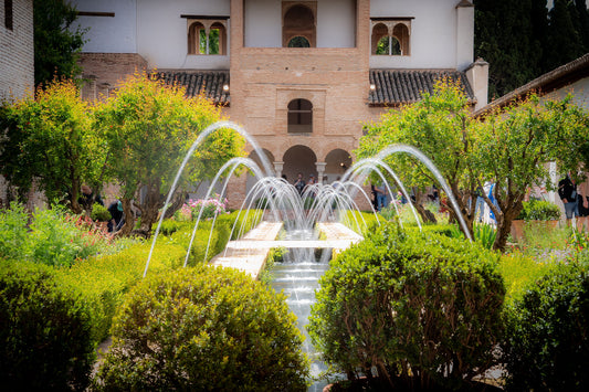 Fountains of the Generalife – signed fine art photograph by Andrew Scriven