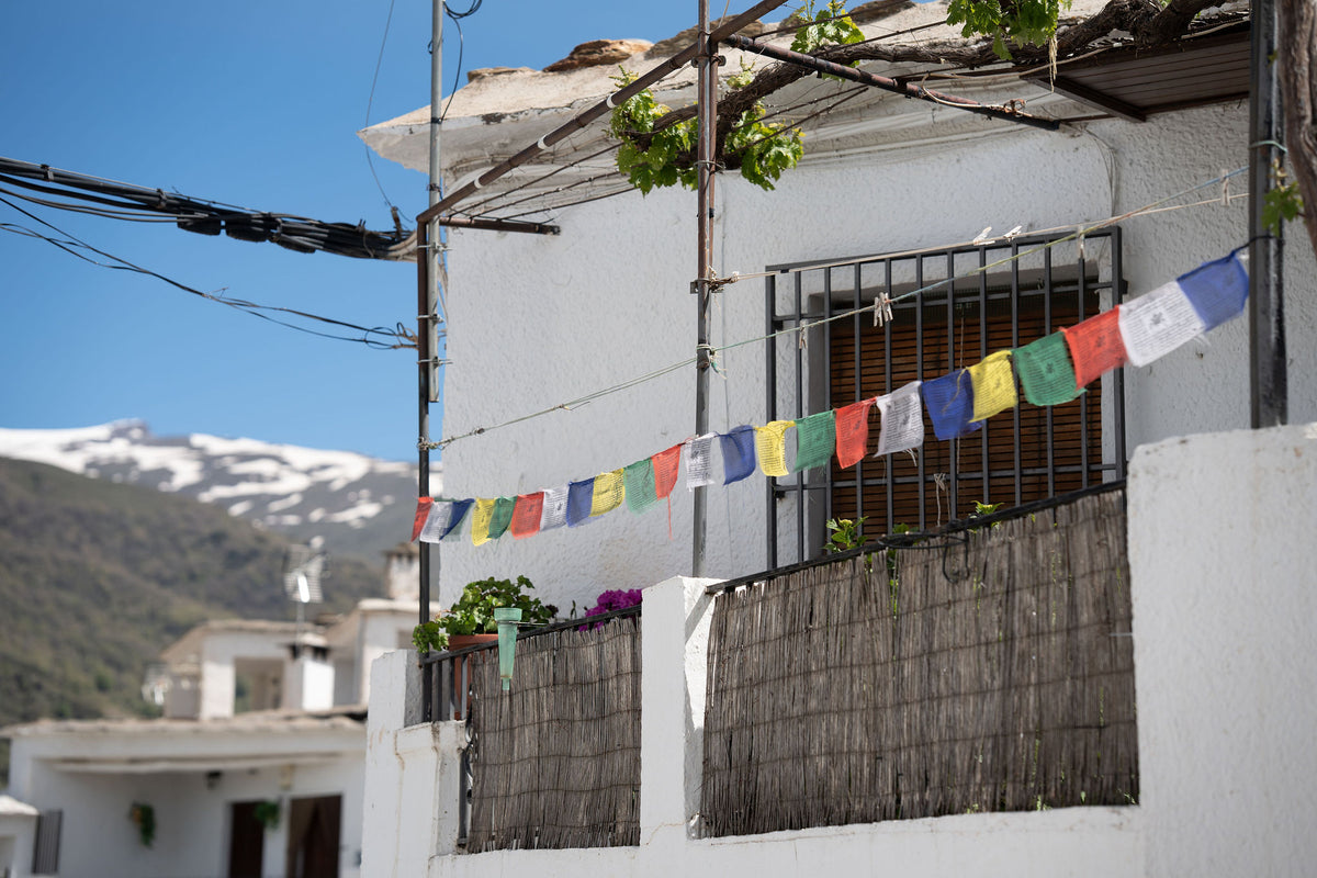 Prayer Flags in the Alpujarra – signed fine art photograph by Andrew Scriven