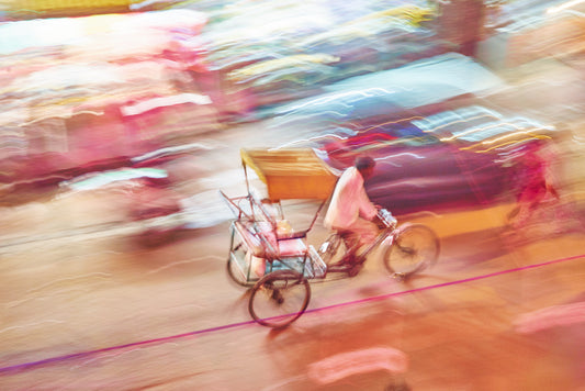 Pushing along – signed fine art photograph by Andrew Scriven